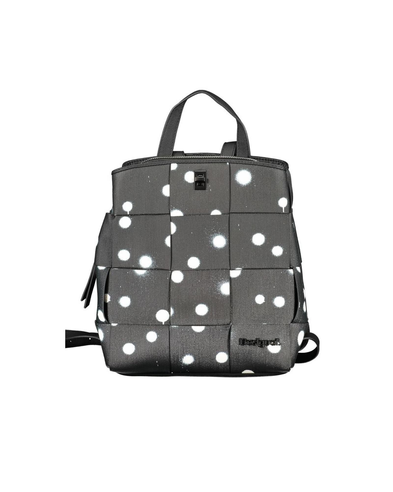V539-DE-28955-202506162132-00 Desigual Women's Black Polyethylene Backpack - One Size - Image 1