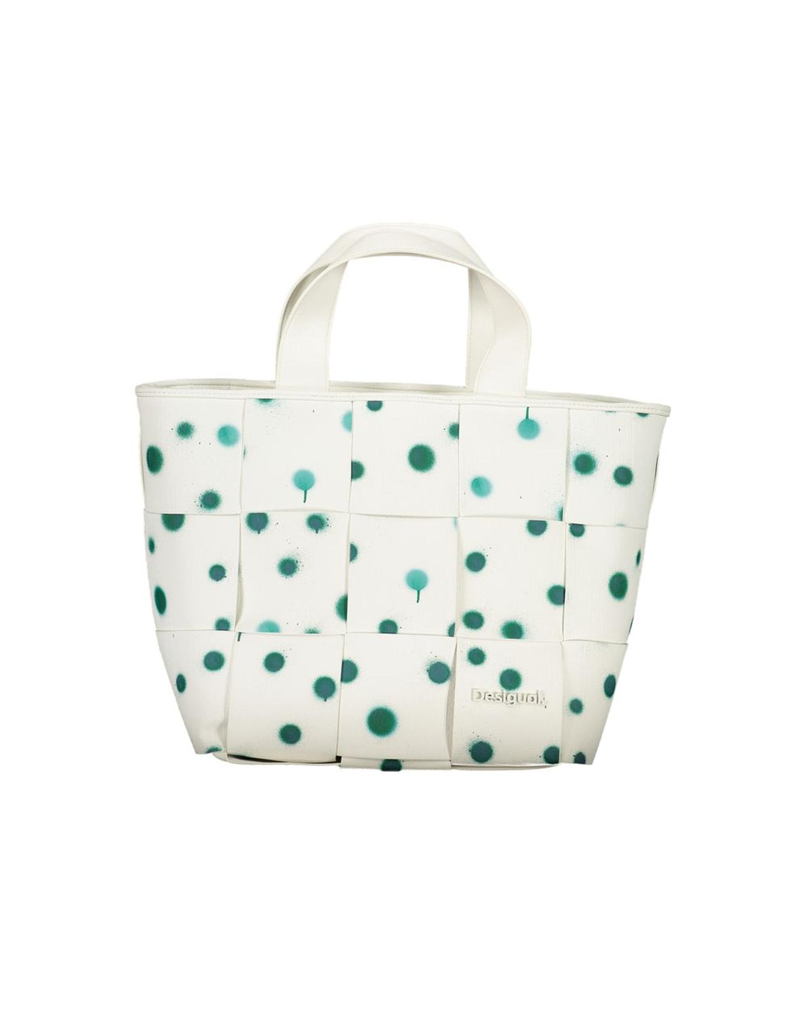 V539-DE-28956-202506162135-00 Desigual Women's White Polyethylene Handbag - One Size - Image 1