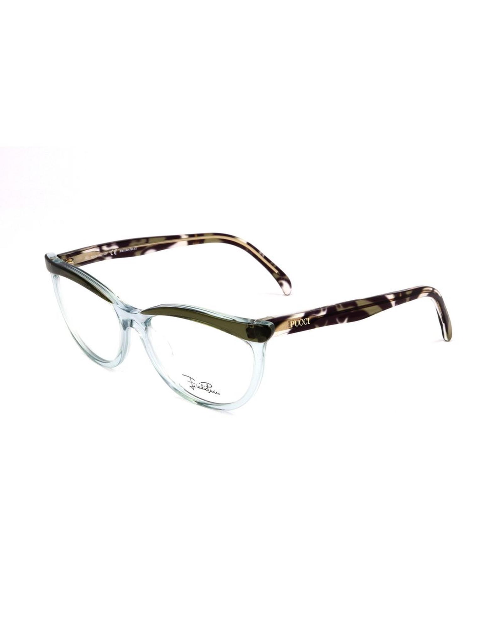V539-EPEP2681340AC-202506162146-00 Emilio Pucci Women's Green Plastic Frames - One Size - Image 1