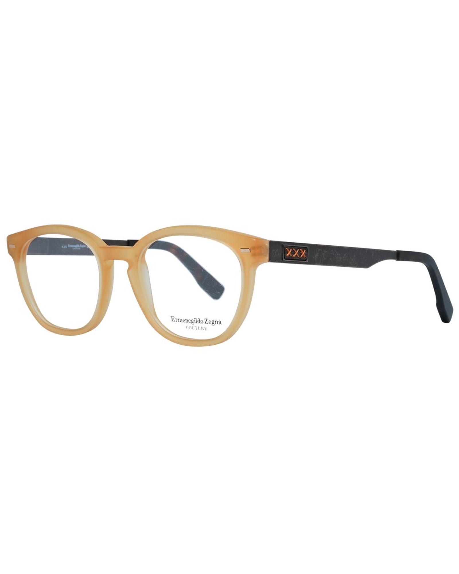 V539-ER-1038904-202506161935-00 Ermenegildo Zegna Men's Orange Optical Frames - One Size - Image 1