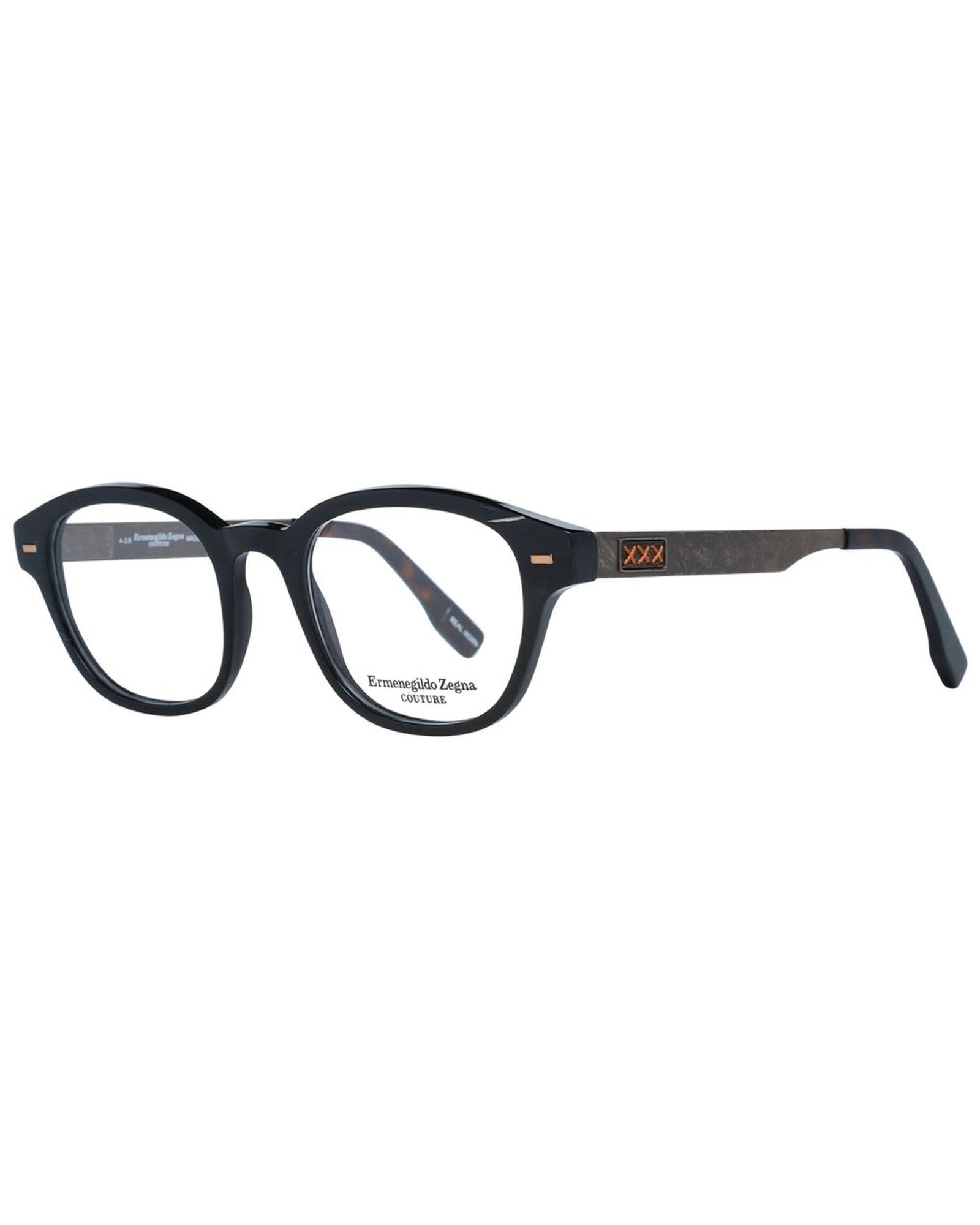 V539-ER-1038925-202506161947-00 Ermenegildo Zegna Men's Black Optical Frames - One Size - Image 1