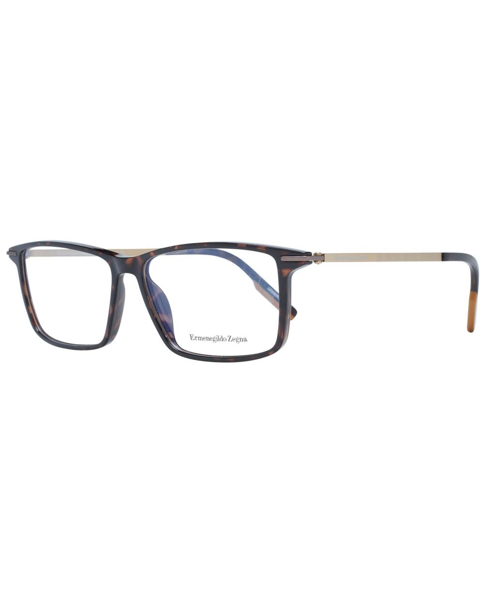 V539-ER-1053500-202506162011-00 Ermenegildo Zegna Men's Brown Optical Frames - One Size - Image 1