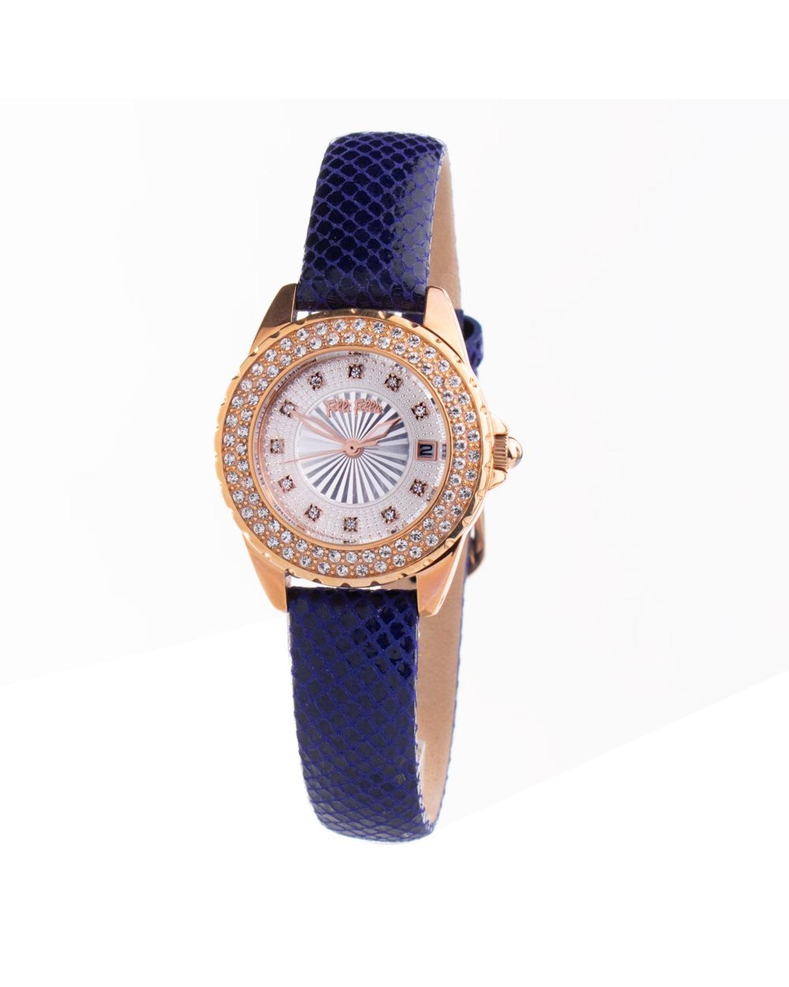 V539-FFWF1B006STAAC-202506170045-00 Folli Follie Women's Blue Leather Watch - One Size - Image 1