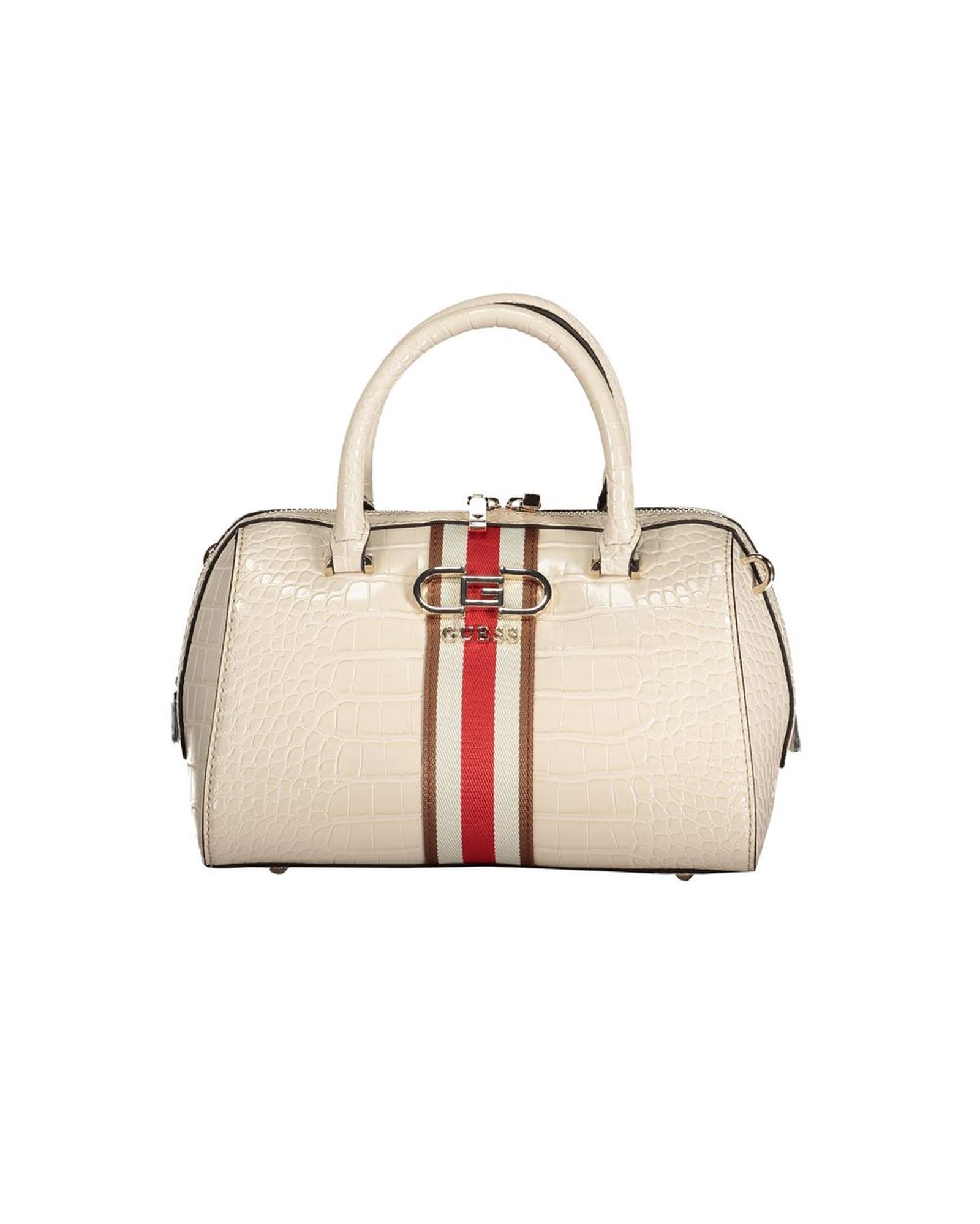 V539-GU-30167-202506162345-00 Guess Jeans Women's Beige Polyethylene Handbag - One Size - Image 1