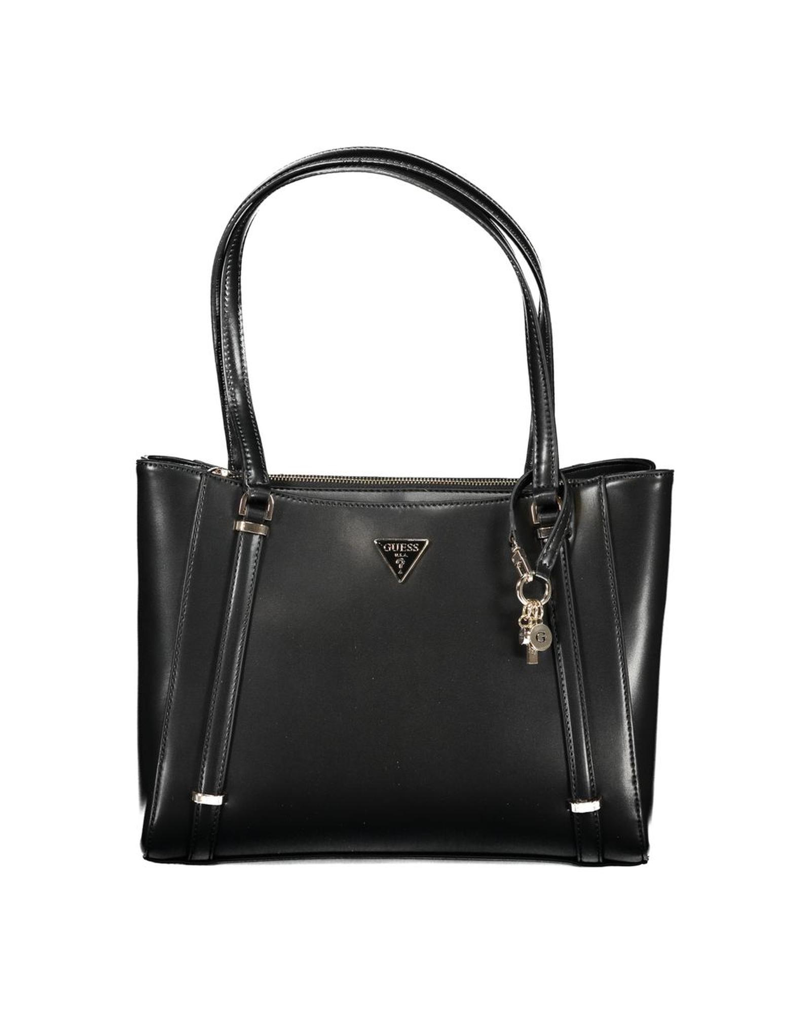 V539-GU-32237-202506170010-00 Guess Jeans Women's Black Polyethylene Handbag - One Size - Image 1