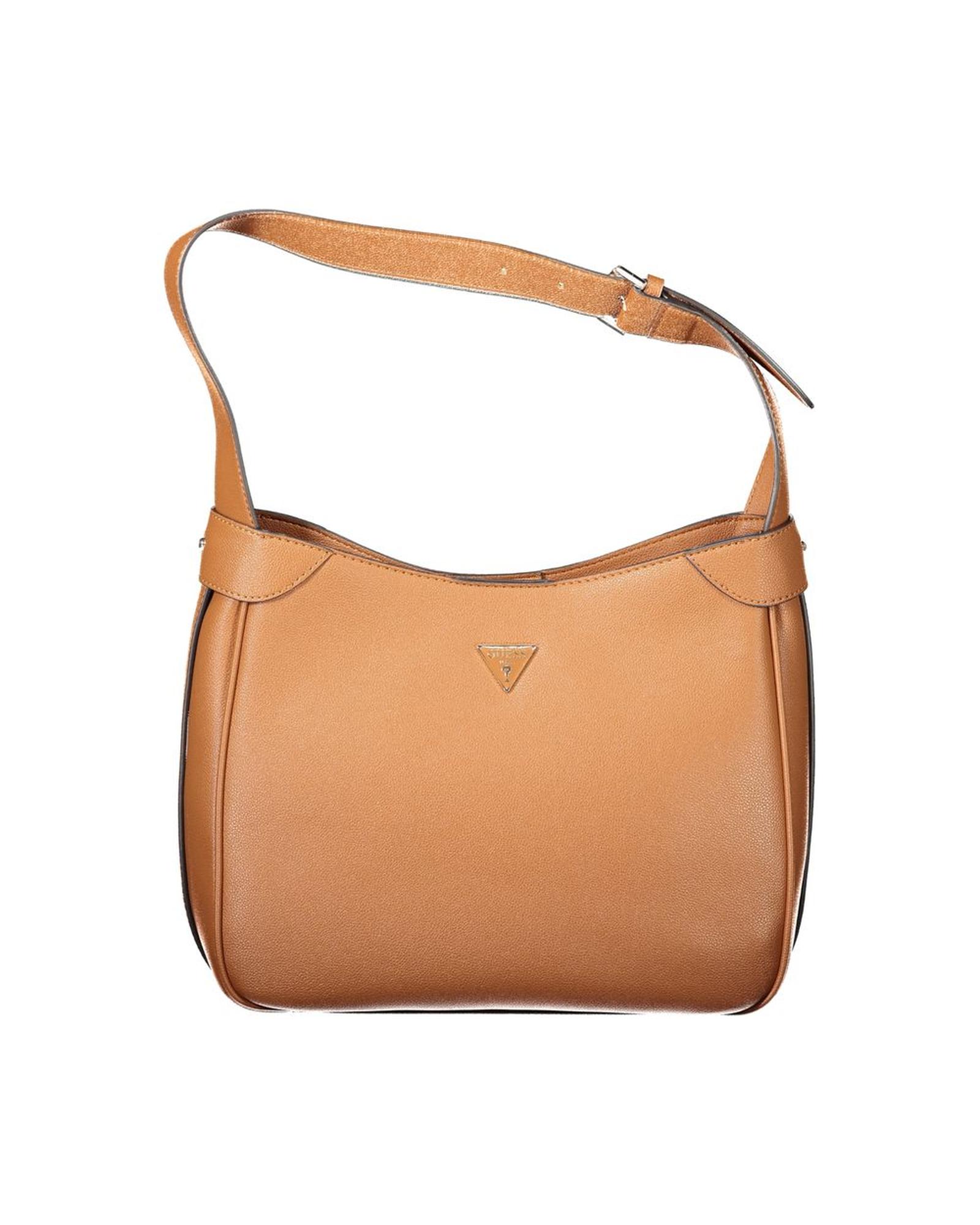 V539-GU-34091-202506170012-00 Guess Jeans Women's Brown Polyethylene Handbag - One Size - Image 1