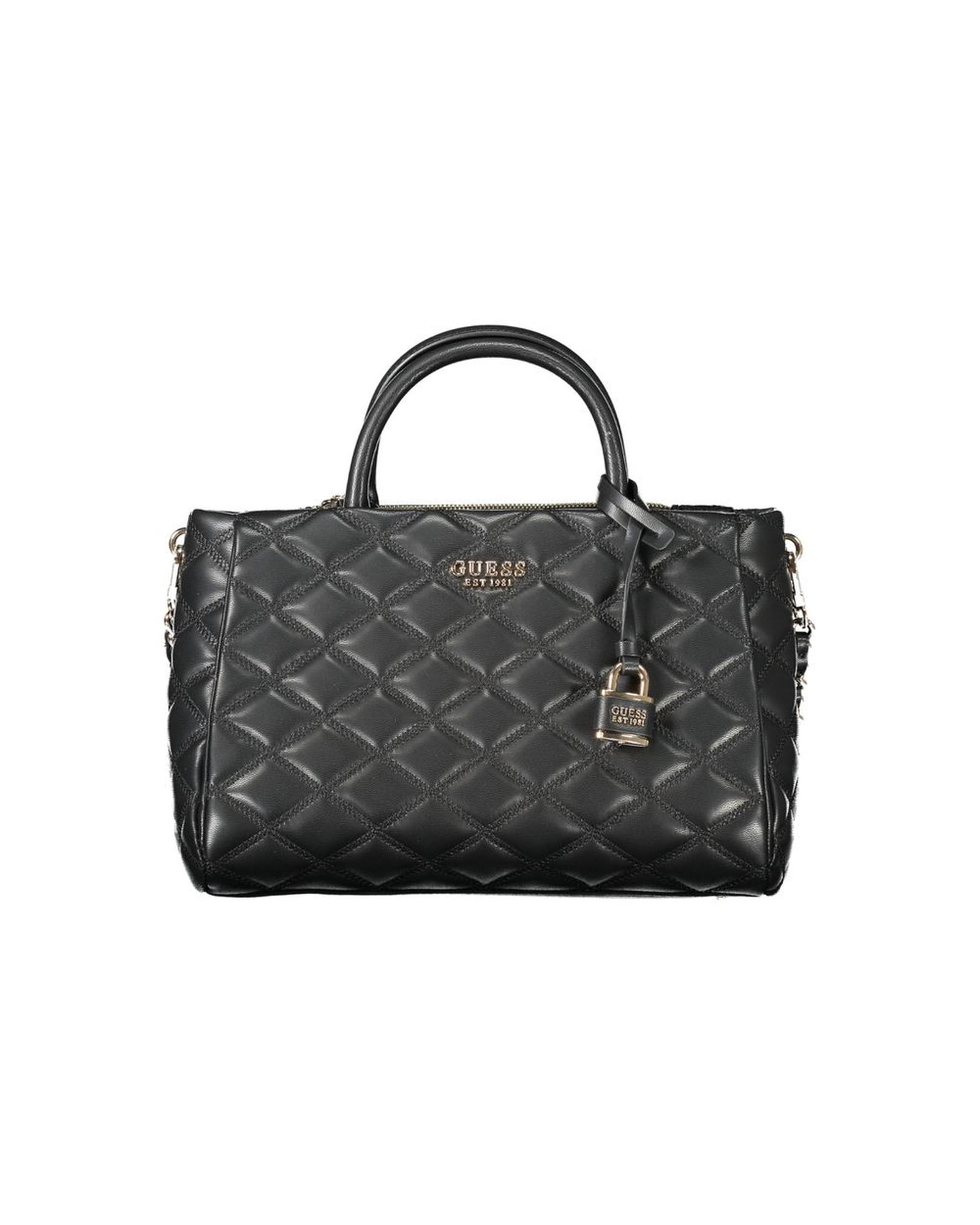 V539-GU-34823-202506170015-00 Guess Jeans Women's Black Polyethylene Handbag - One Size - Image 1