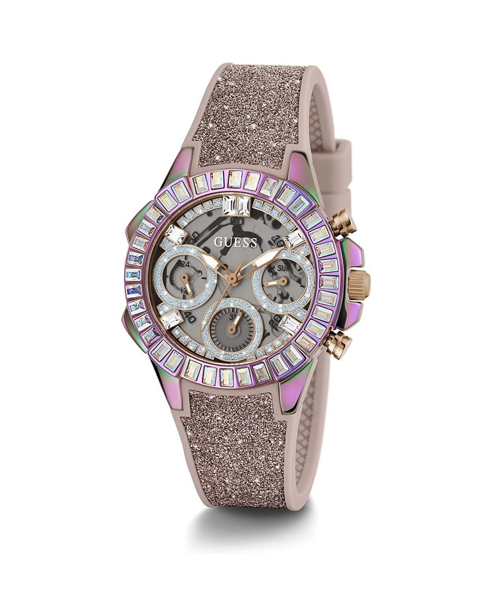V539-GUGW0313L4AC-202506170340-00 Guess Women's Multicolor Silicone Watch - One Size - Image 1