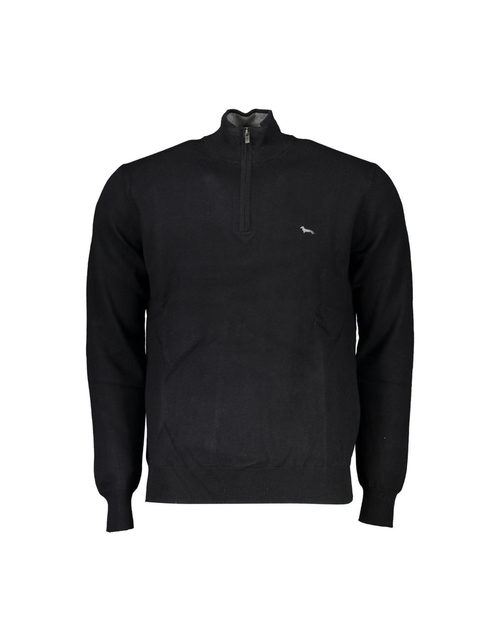 V539-HA-23568-3XL-202506170247-00 Harmont & Blaine Men's Black Cotton Sweater - 3XL - Image 1