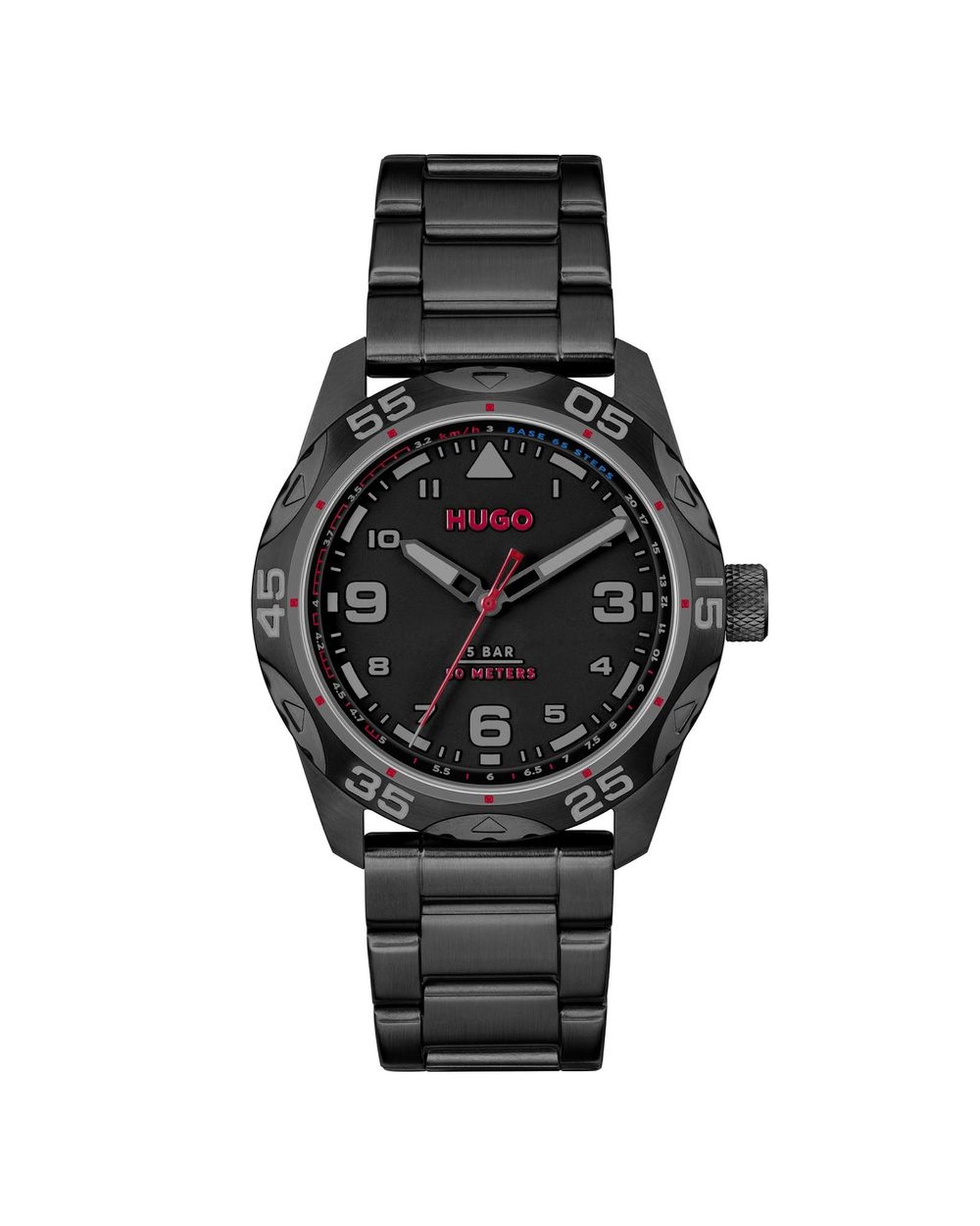 V539-HU1530333AC-202506170441-00 Hugo Boss Men's Black Stainless Steel Watch - One Size - Image 1