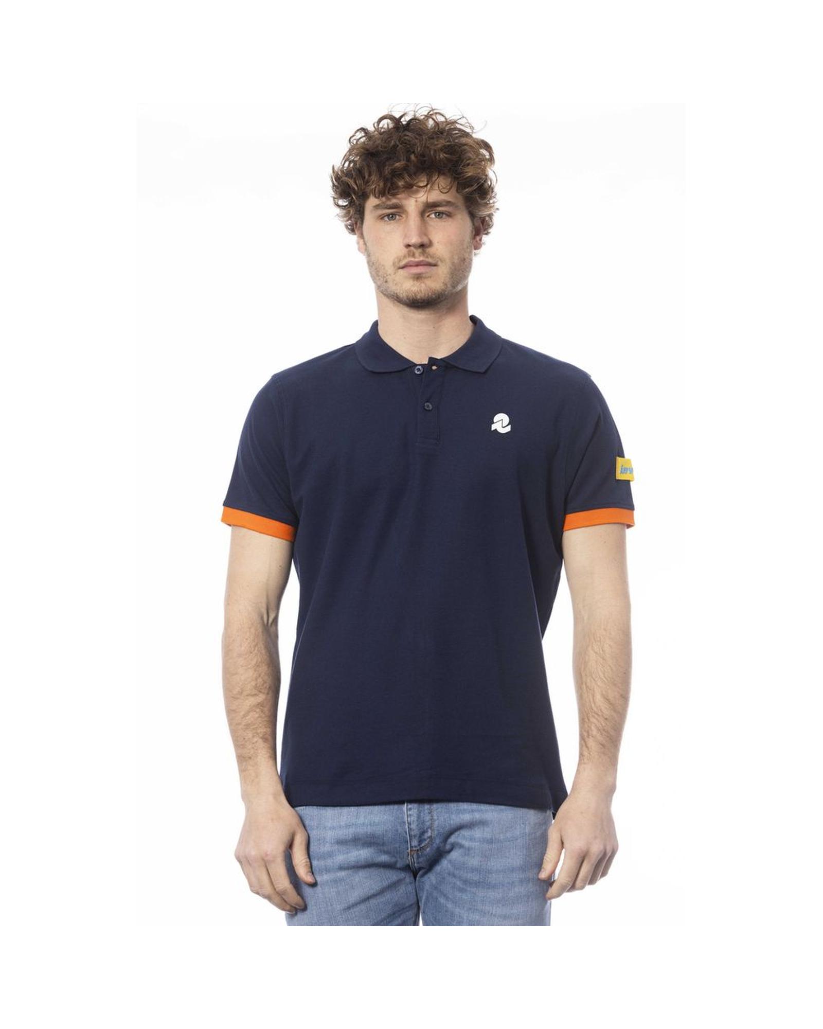 V539-IN-24063-S-171761-00 Invicta Men's Blue Cotton Polo Shirt - S - Image 1