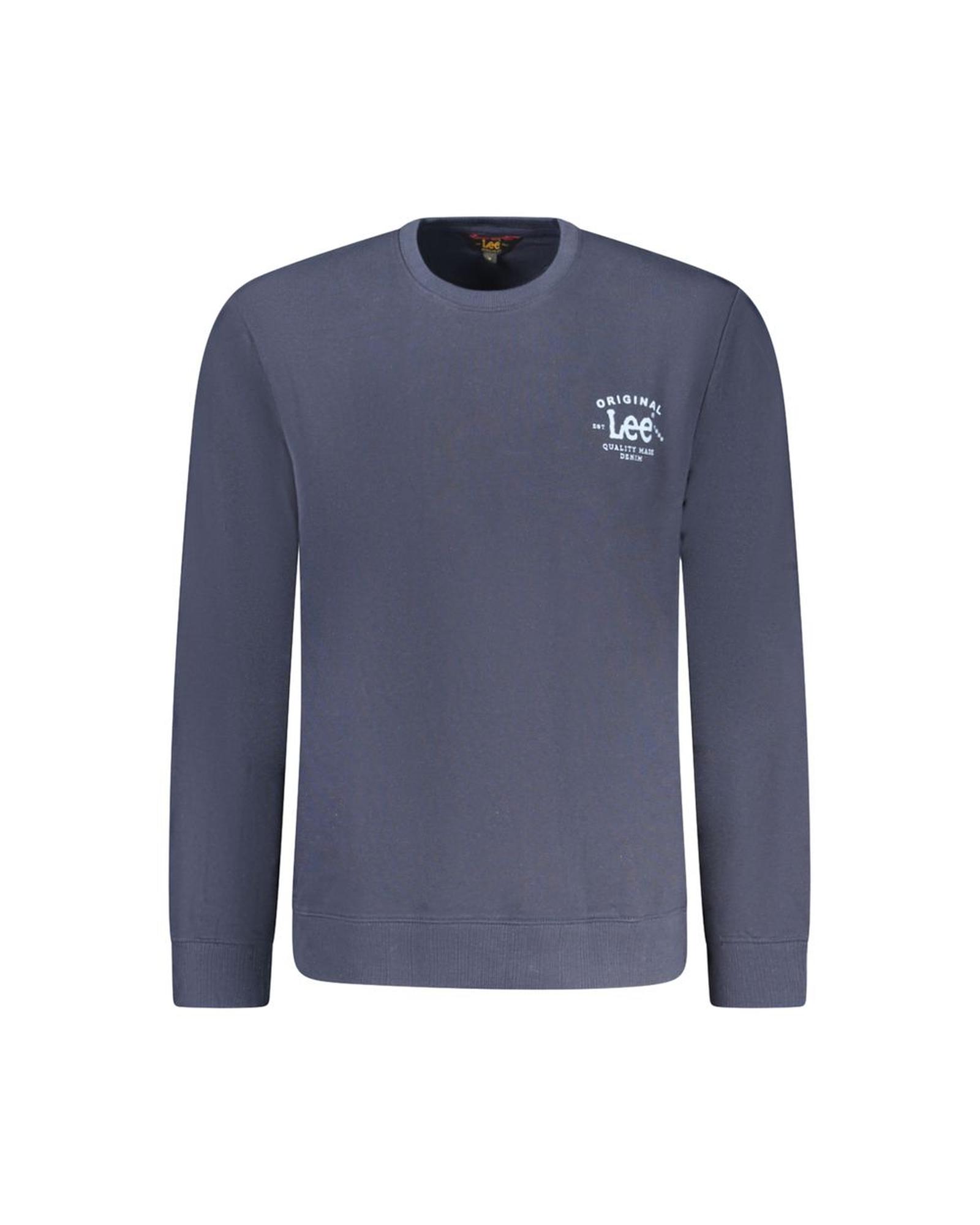 V539-LE-35377-L-202506171035-00 Lee Men's Blue Cotton Sweater - L - Image 1