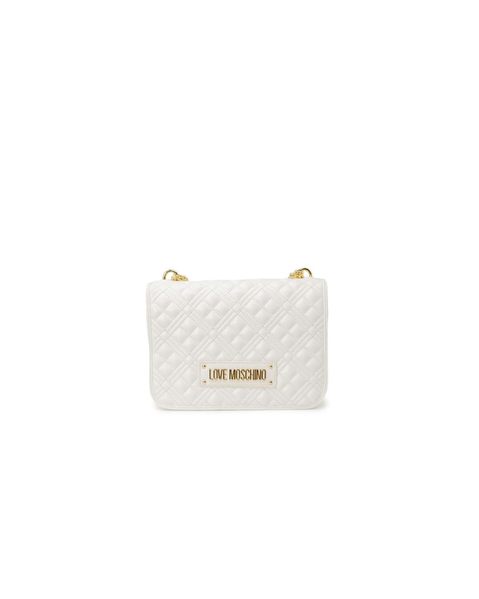 V539-LOMO-13266000008-202506170915-00 Love Moschino Women's White Polyethylene Handbag - One Size - Image 1
