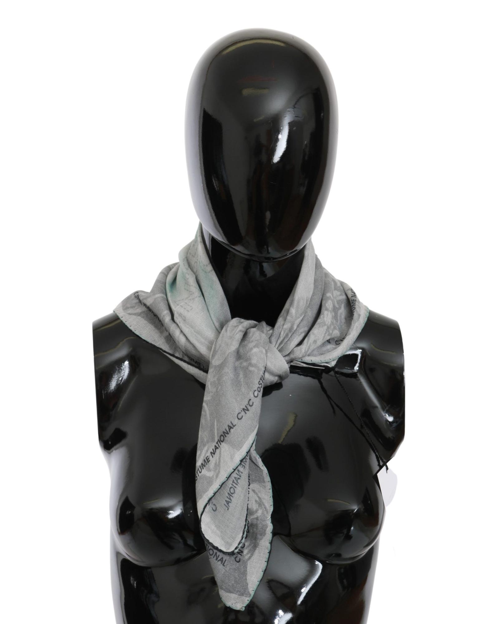 V539-MS1657-202509010615-00 COSTUME NATIONAL Silk Scarf One Size Women - Image 1