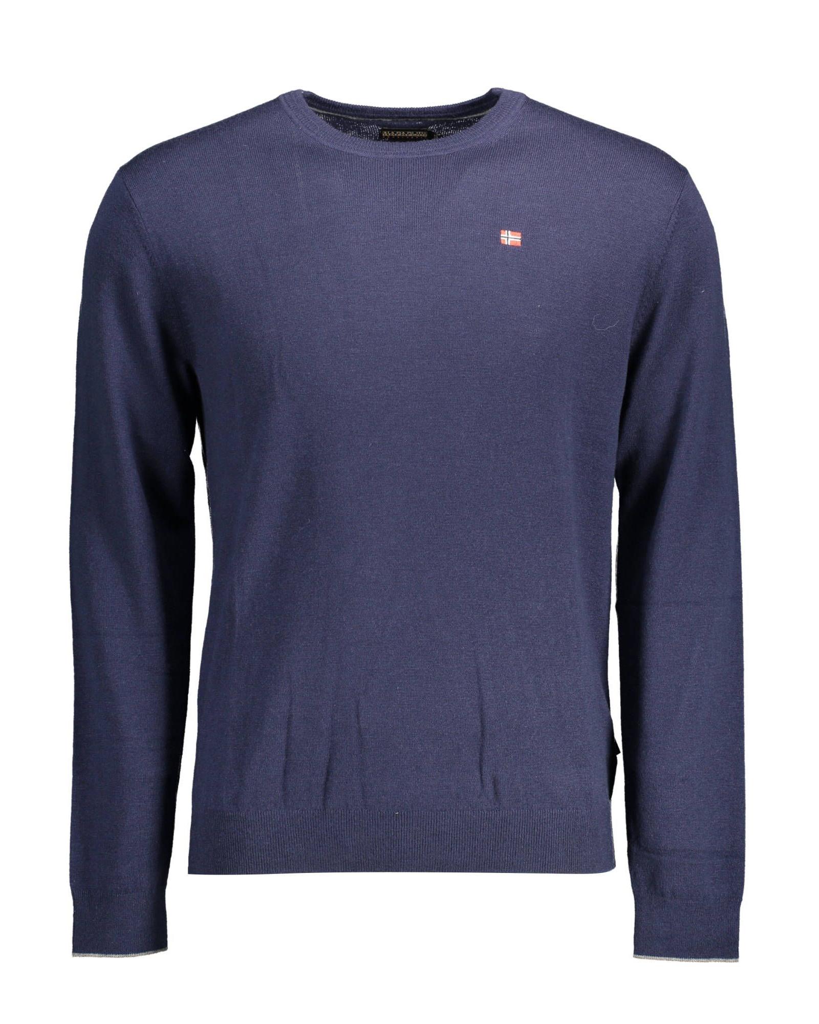 V539-NA-14621-XL-170997-00 Napapijri Men's Blue Wool Shirt - XL - Image 1