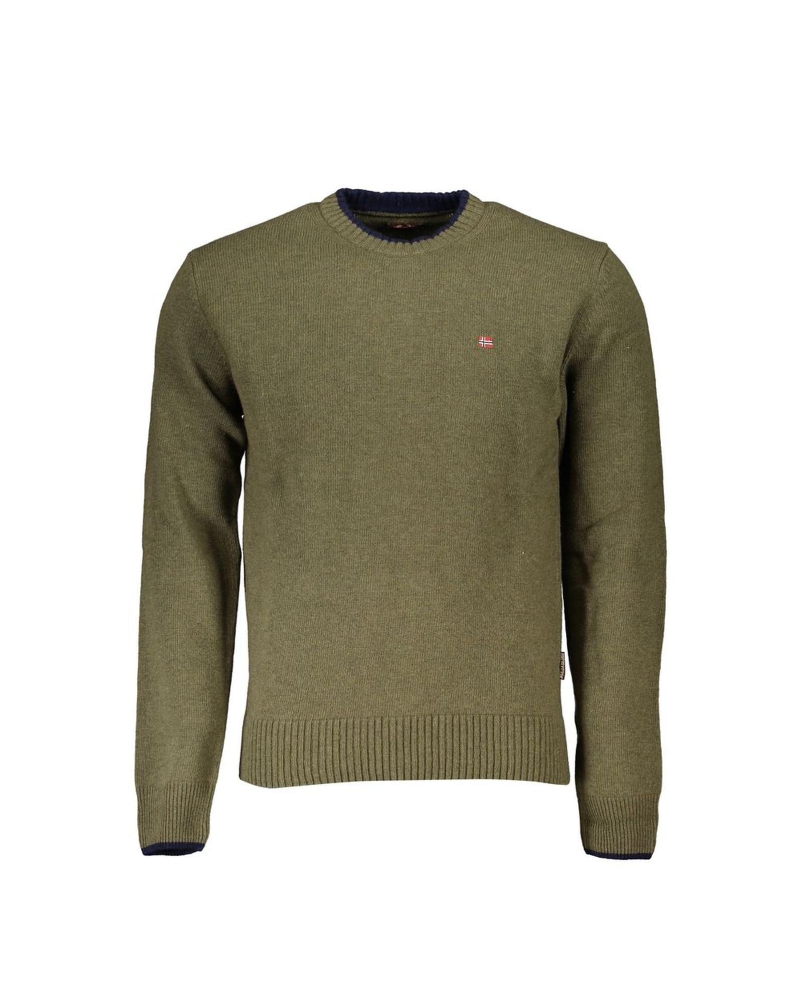 V539-NA-25321-XXL-170982-00 Napapijri Men's Green Fabric Shirt - 2XL - Image 1