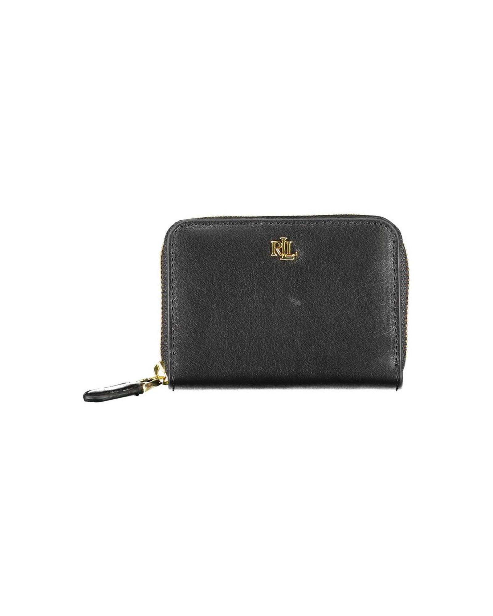V539-RA-13205-202506180640-00 Ralph Lauren Women's Black Leather Wallet - One Size - Image 1