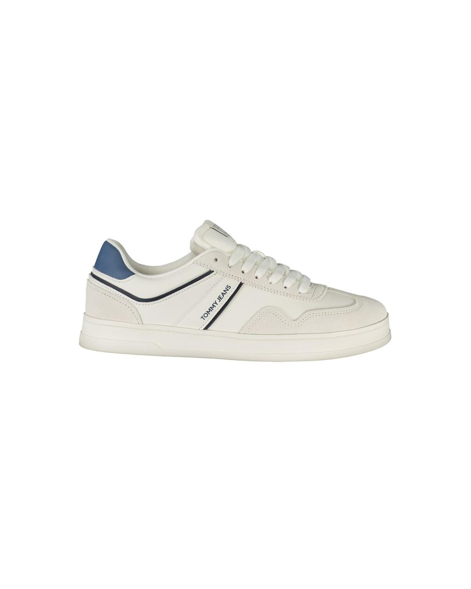 V539-TO-34813-EU42US9-202506181306-00 Tommy Hilfiger Men's White Polyester Sneaker - 42 EU - Image 1