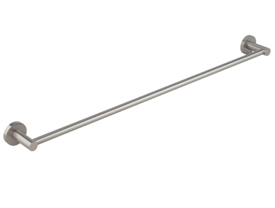V549-60SSSGLTOWNICKEL-97979-00 Luxurious Brushed Nickel Stainless Steel 304 Towel Rack Rail - Single Bar 600mm - Image 1