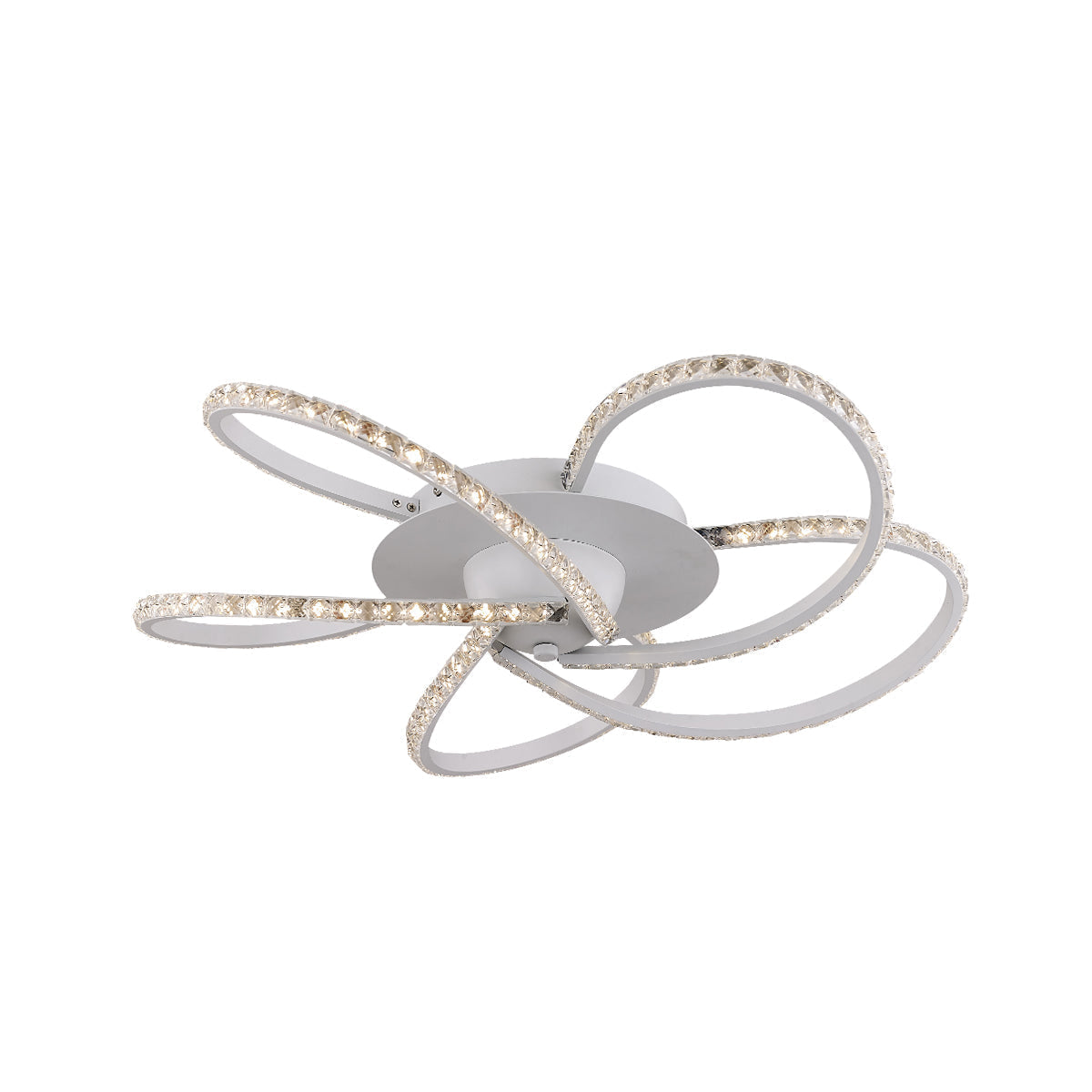 V558-LL002CL012W-202505080926-00 Irie Dimmable 5 Lights LED Ceiling Light - White - Image 1
