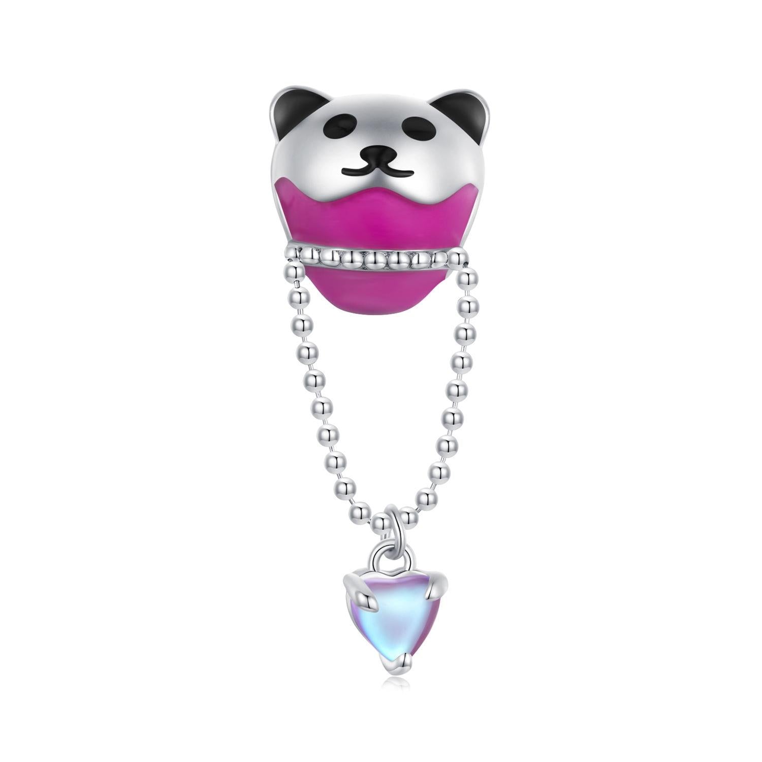 V562-0470EWEJ-202504112045-00 925 Sterling Silver Adorable Hot Air Balloon Bracelet Charm - Image 1