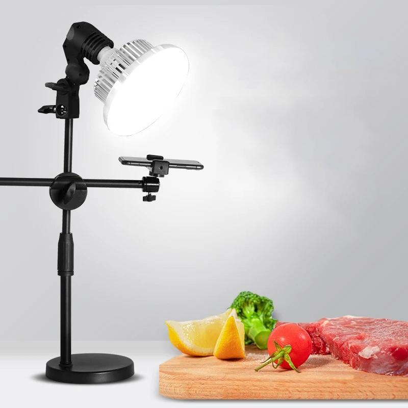 V562-1003134060DBT-202502241240-00 Desktop Photography Stand Kit with Mushroom Fill Light - 90W 155Mm - Image 1