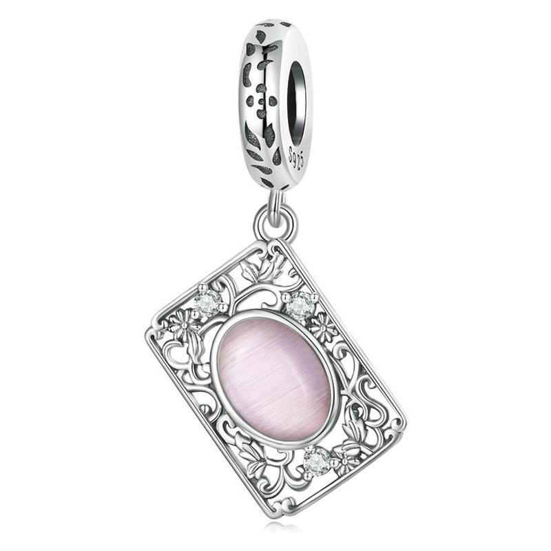 V562-1078223060DBT-202504111716-00 925 Sterling Silver Zircon Square Tag Bracelet In - Image 1