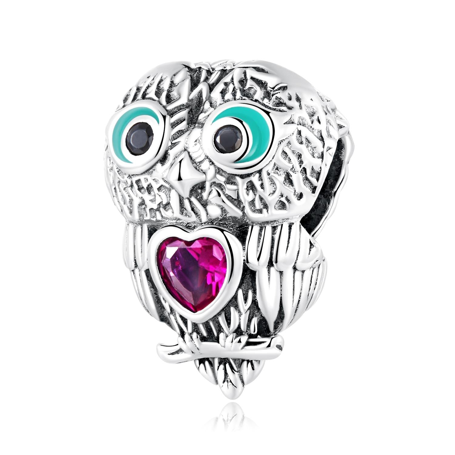 V562-1609200ADE-202504111811-00 925 Sterling Silver Owl Beads For Diy Bracelets & Necklaces - Image 1