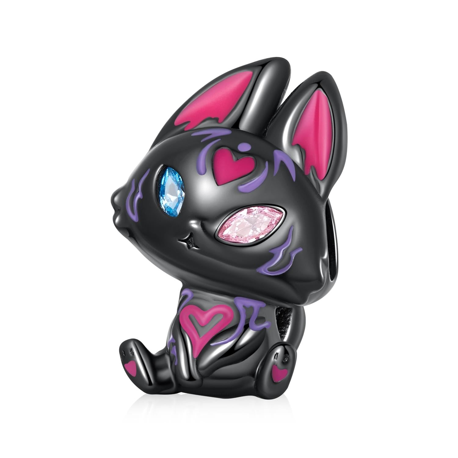 V562-2009200ADE-202504111520-00 925 Sterling Silver Fox Elf Beads For Diy Bracelets & Necklaces - Image 1