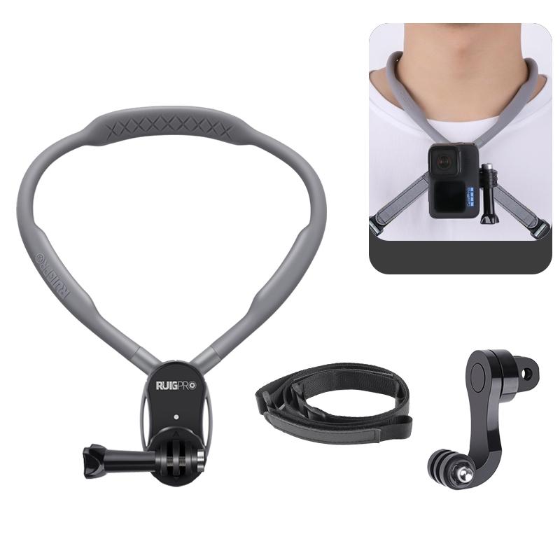 V562-202232500ADE-219442-00 Flexible Neck Mount for Pov Viewing with Strap - With J-Hook Buckle - Image 1