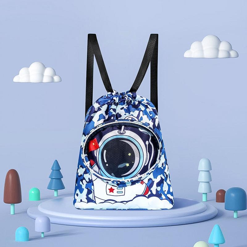 V562-2053915060DBT-202504251506-00 Kids' Cartoon Swim Bag Waterproof Dry / Wet Portable - Small Astronaut - Image 1
