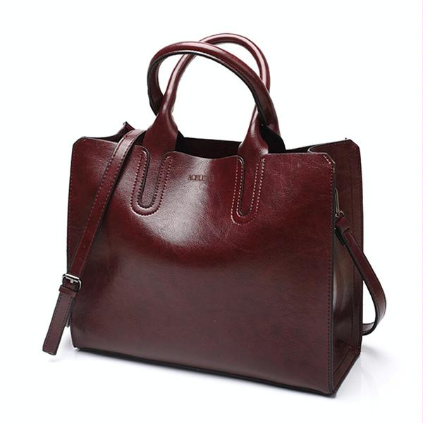 V562-206559150DBT-202503041325-00 Leather Women Tote Bag for Casual Shoulder Carry - Image 1