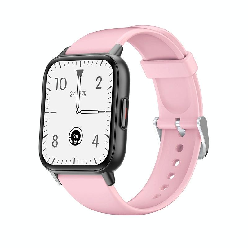 V562-2082182060DBT-202504251921-00 1.69 Inch Waterproof Smart Watch With Health Monitoring & Body Temp Detection Pink - Image 1