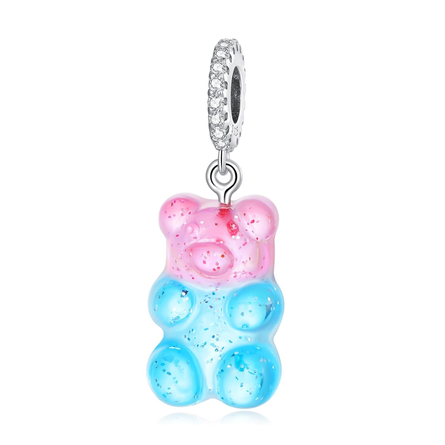 V562-2498200ADE-202504111821-00 925 Sterling Silver Bear Charm For Bracelet Or Necklace - Image 1