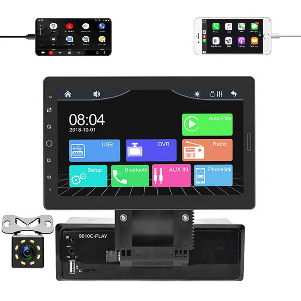 V562-3059192060DBT-202505231423-00 10.1 Inch Full Screen Car Mp5 Player With Wired Carplay - Standard + 8 Light Camera - Image 1