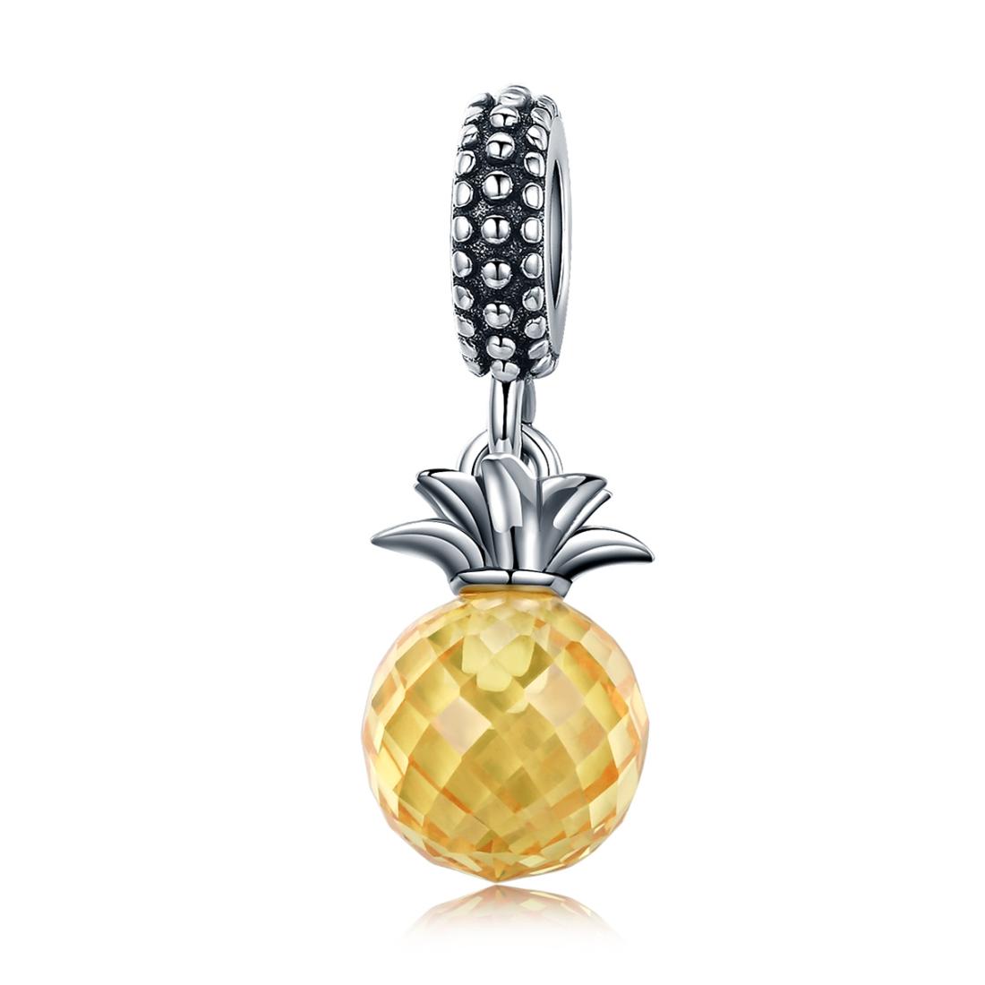 V562-36386240DBT-202504112031-00 925 Sterling Silver Pineapple Charm For Diy Bracelets - Image 1