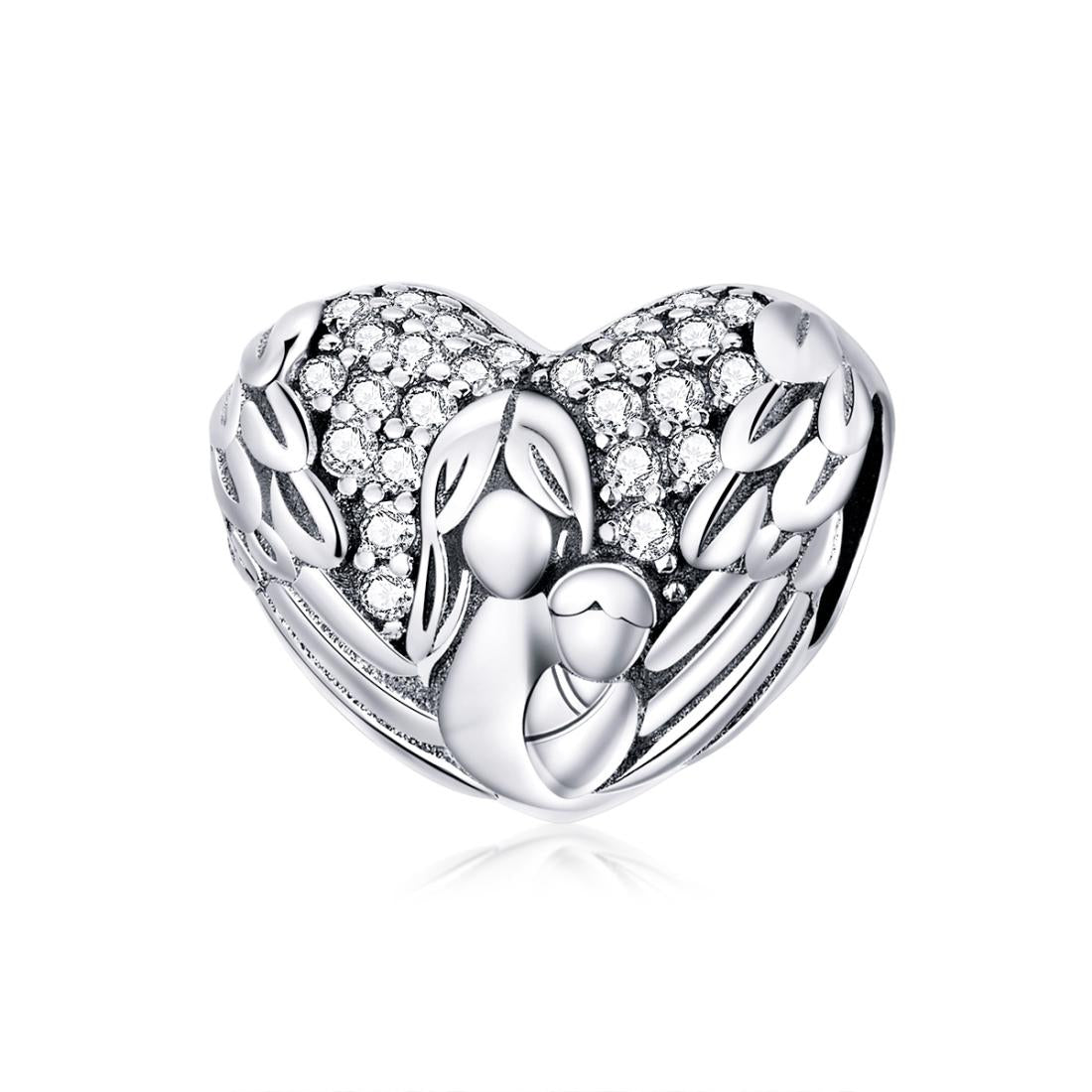 V562-413600ADE-202504111831-00 925 Sterling Silver Motherly Love Relief Beads For Diy Bracelets & Necklaces - Image 1