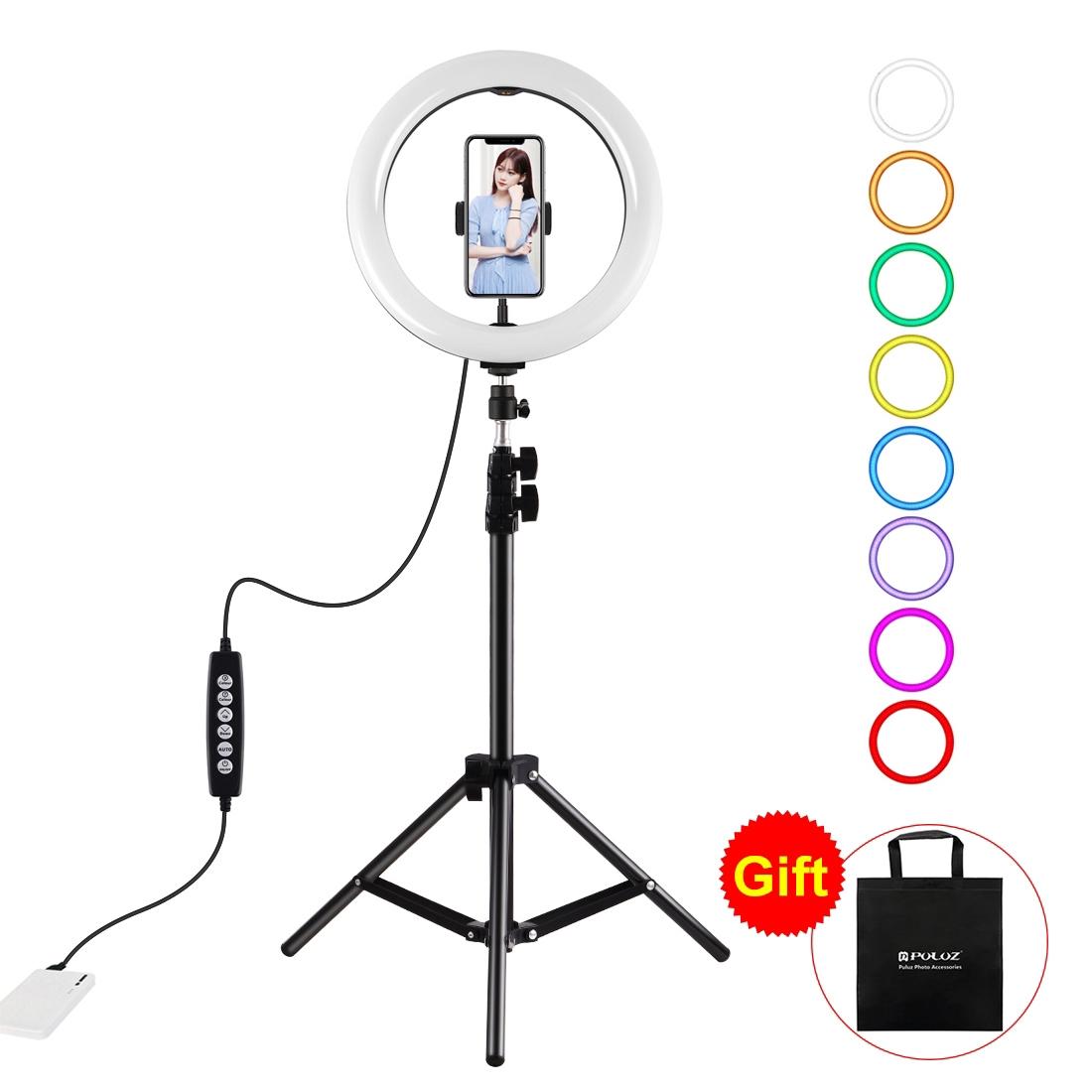 V562-4403TKP-202502212045-00 10.2 Rgbw Led Ring Light Kit with 1.1m Tripod & Phone Clamp - Image 1