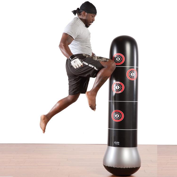V562-47184650DBT-202503072115-00 Vertical Inflatable Tumbler Boxing Column For Adults And Children - 1.6M Height - Image 1