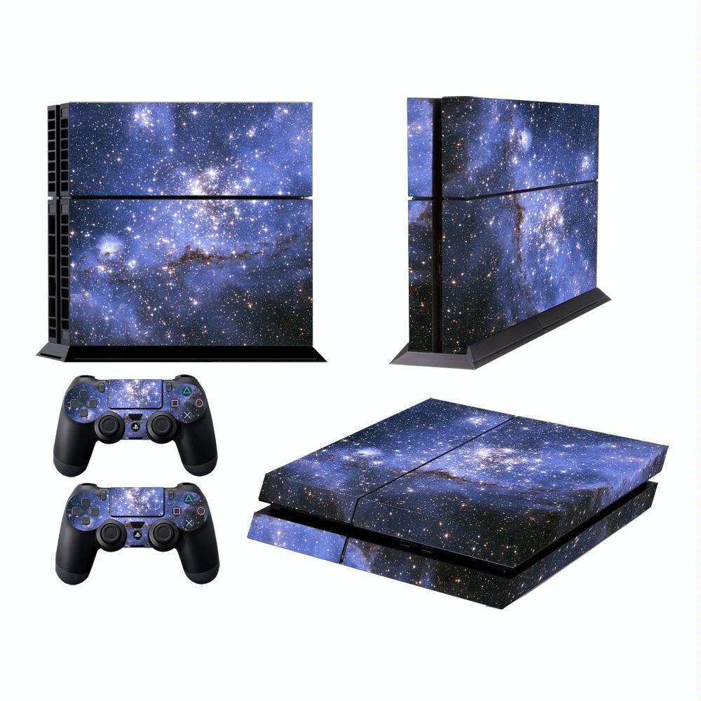 V562-47992TN-202502212220-00 Starry Sky Design Protective Sticker for Sony Ps4 - Fashion Colour - Image 1
