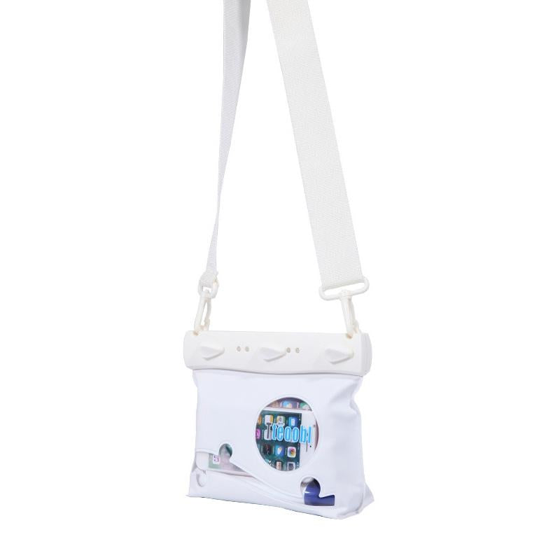 V562-5067862060DBT-202503032036-00 Small Waterproof One-Shoulder Crossbody Diving Bag - Small White - Image 1