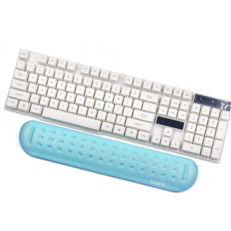 V562-5091530950DBT-202505261213-00 Silicone Memory Wrist Pad For Keyboard And Mouse Medium Size Blue - Image 1