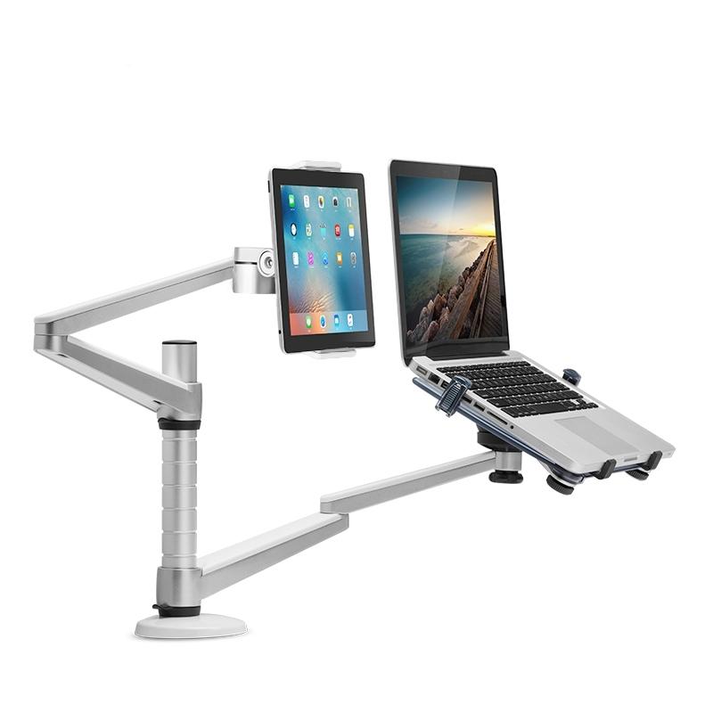 V562-5266100AYS-202502271951-00 Versatile Rotating Stand for 10-16 Laptops and 4.7-12.9 Tablets - Adjustable Height - Image 1