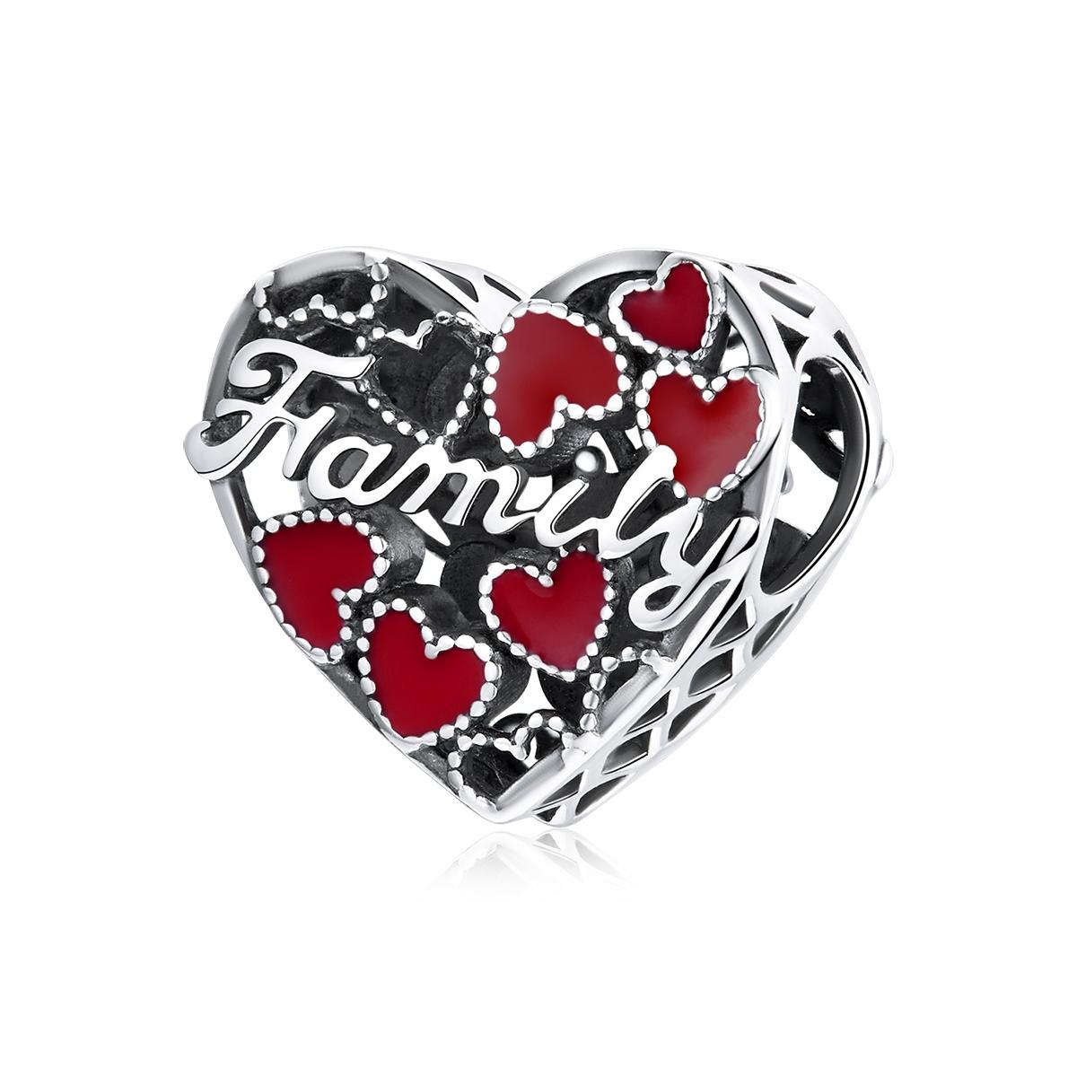 V562-8032100ADE-202504111806-00 925 Sterling Silver Family Love Beads For Diy Bracelets & Necklaces - Image 1
