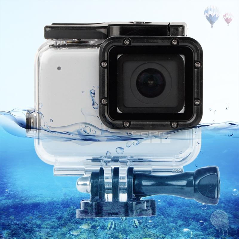 V562-8170ACD-202503061920-00 Waterproof Touch Back Cover for Gopro Hero7 - White / Silver - Image 1