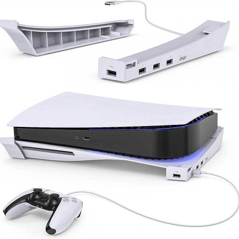 V562-83183060DBT-202502212140-00 4-port Usb Hub Base for Ps5 Horizontal Stand - Image 1