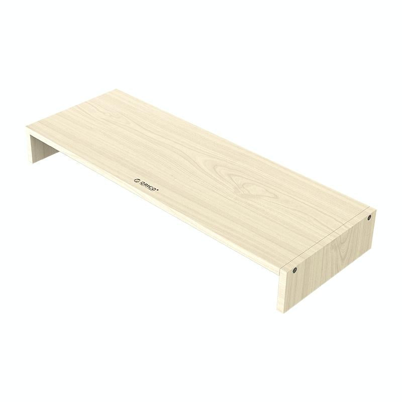 V562-8480CP-202502272026-00 Natural Wood Monitor Stand - Holds Computer Screen - Image 1