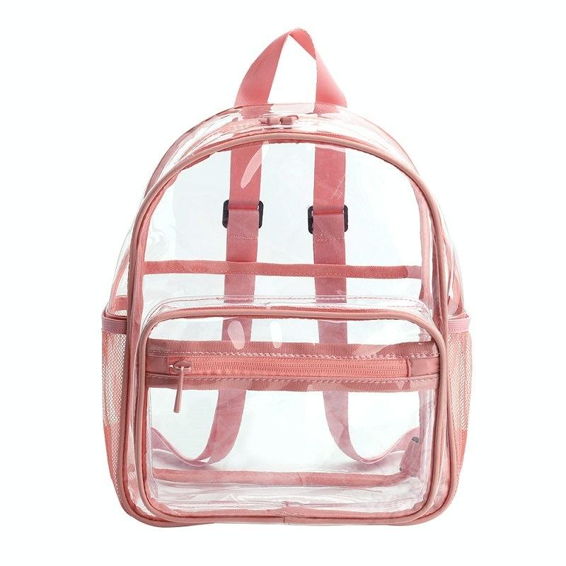 V562-9098463060DBT-202505271248-00 Waterproof Pvc Backpack for Students - Compact and Durable - Candy Colour Pink - Image 1