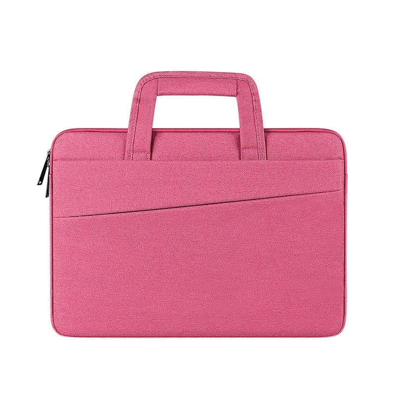 V562-A1004743060DBT-202502281941-00 11.6-12.5 Inch Multi-compartment Laptop Sleeve with Waterproof Storage - Rose Pink - Image 1