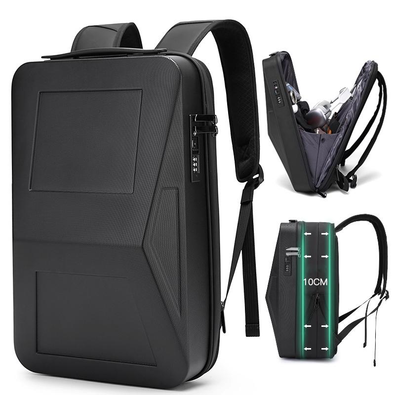 V562-A1007855060DBT-202505191646-00 Expandable Business Backpack For Men Black - Image 1